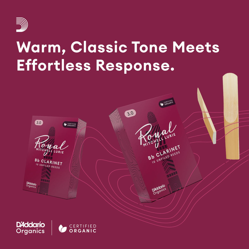 Bb Clarinet Reeds Strength 4.0, 10-Pack T162496