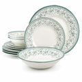 12-Piece Porcelain Dinnerware Set for 4 J73373