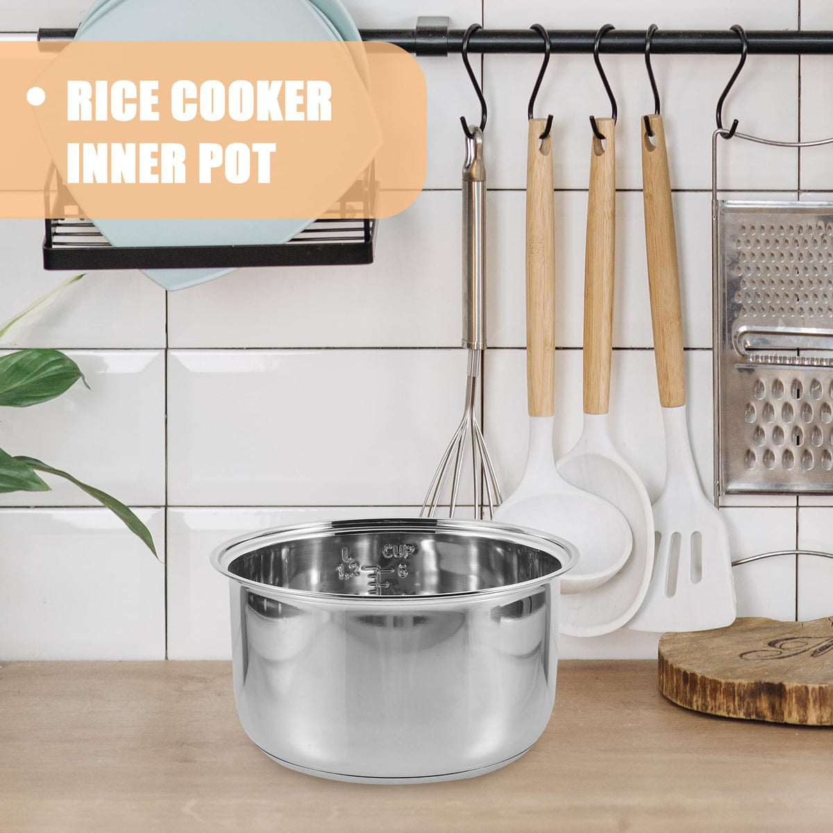 3L Stainless Steel Non-Stick Rice Cooker Inner Pot M25201