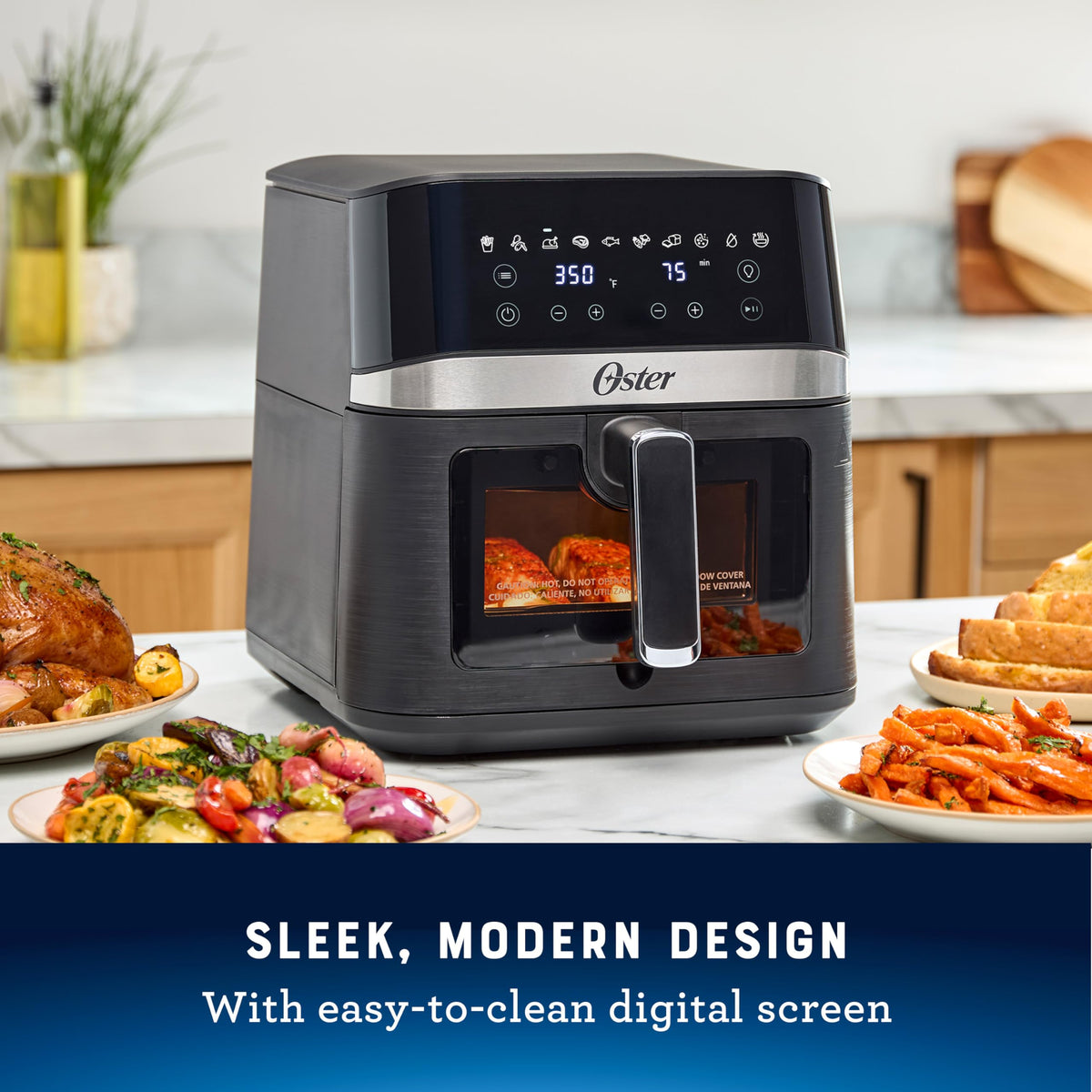 6 Quart Digital Air Fryer with Window N276128