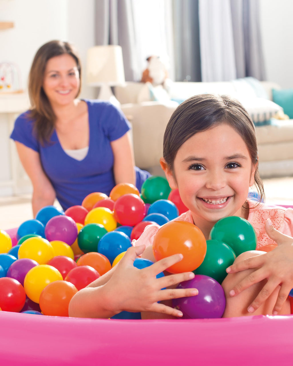 Large Plastic Ballz for Ball Pits, 100-Count F42163