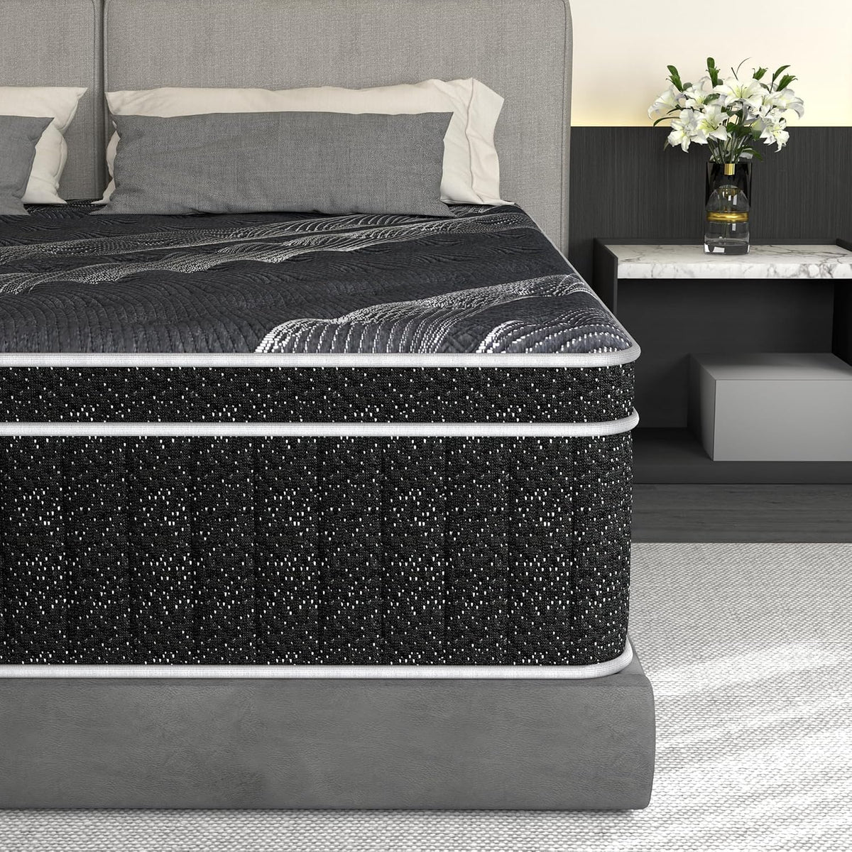 Full Size 12 inch Hybrid Memory Foam Mattress S3320