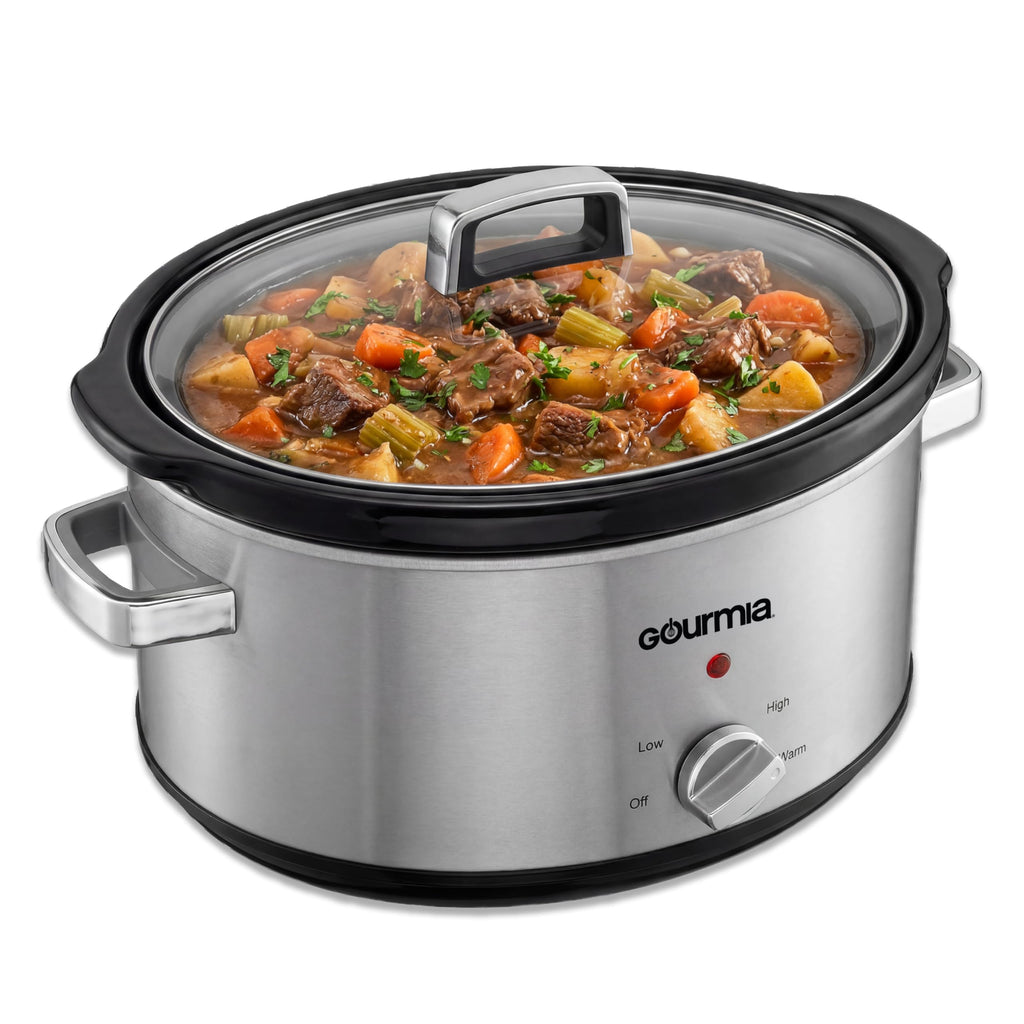 7 Qt Stainless Steel Slow Cooker T708432