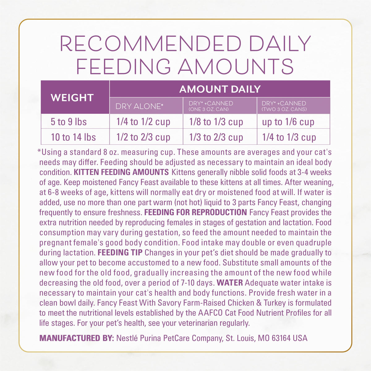 Chicken & Turkey Dry Cat Food 3lb Bag K16956