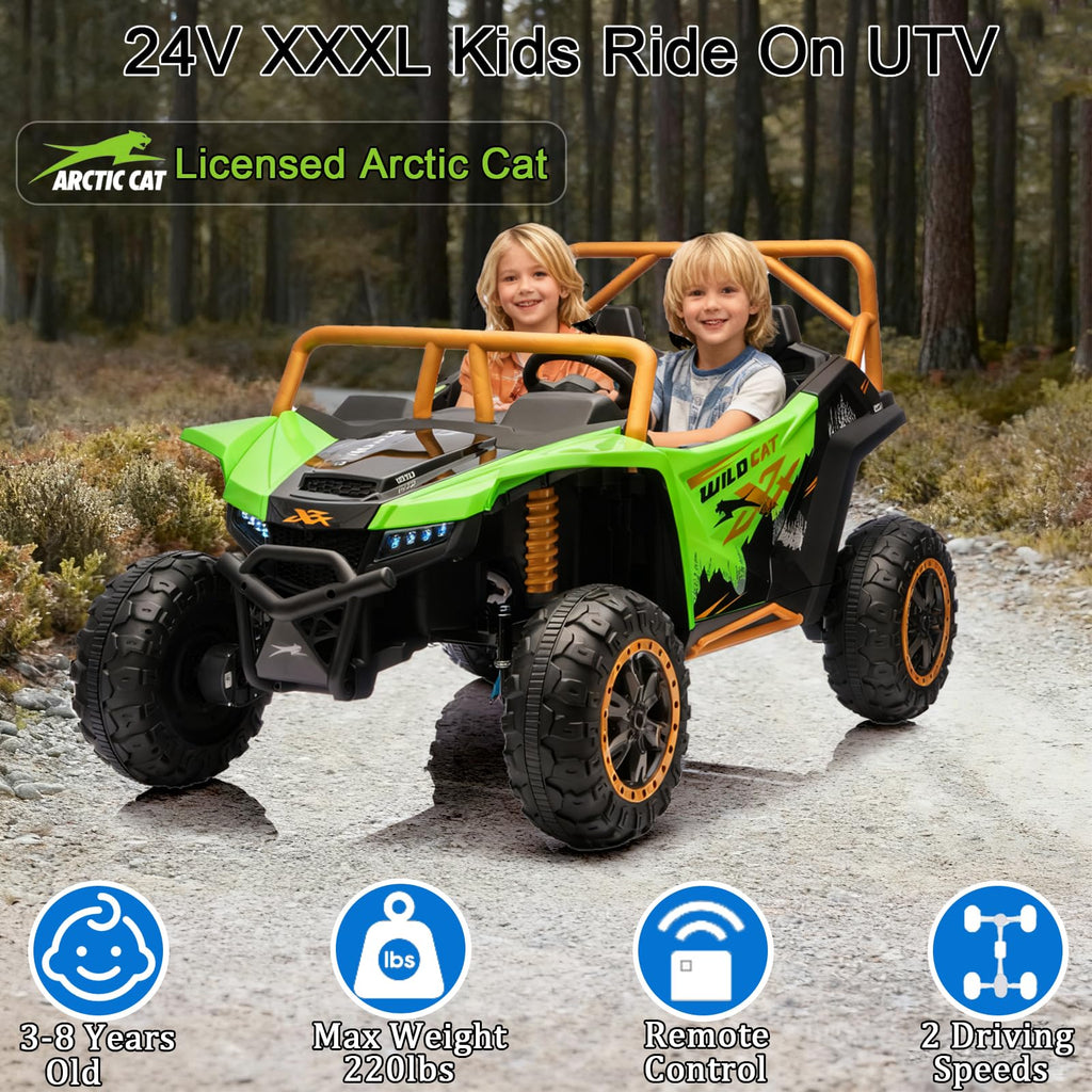 24V 2-Seater 4WD Kids Electric Ride On UTV S9791