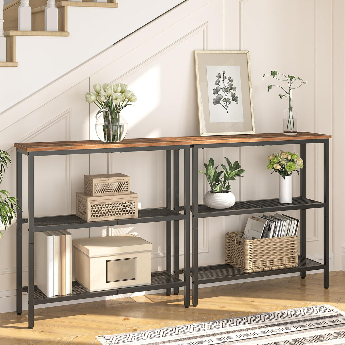 29.5" Narrow 3-Tier Console Table J685327
