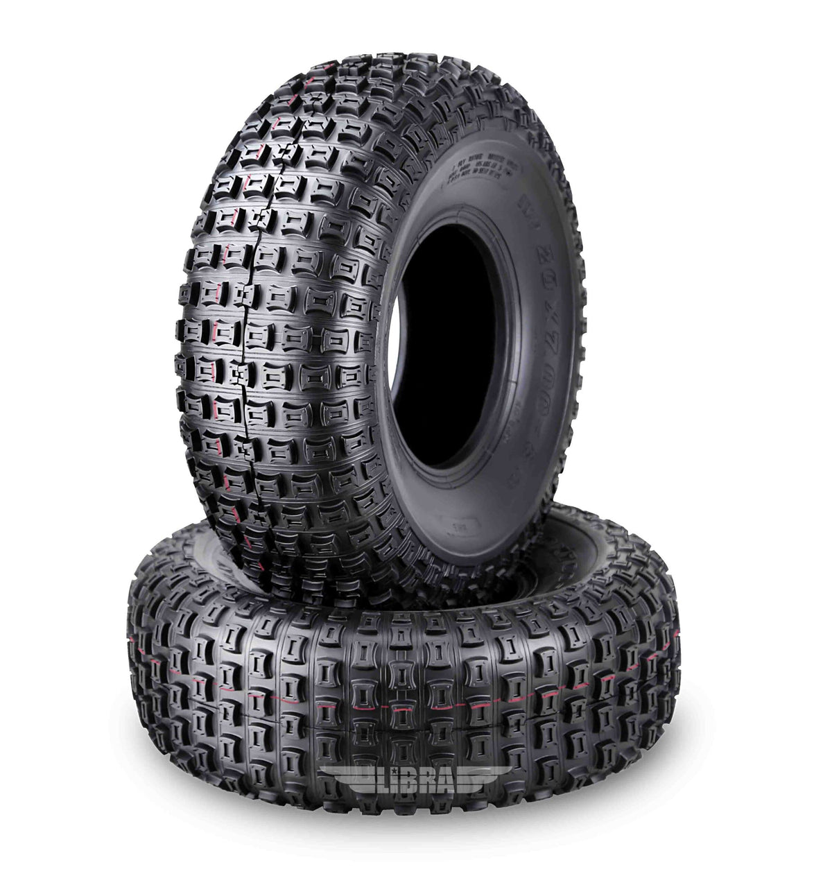 Set 2 ATV Tires 20x7-8 4PR W665341