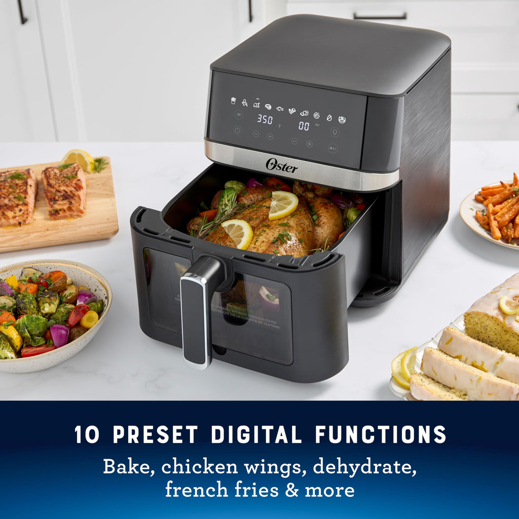 6 Quart Digital Air Fryer with Window N276128