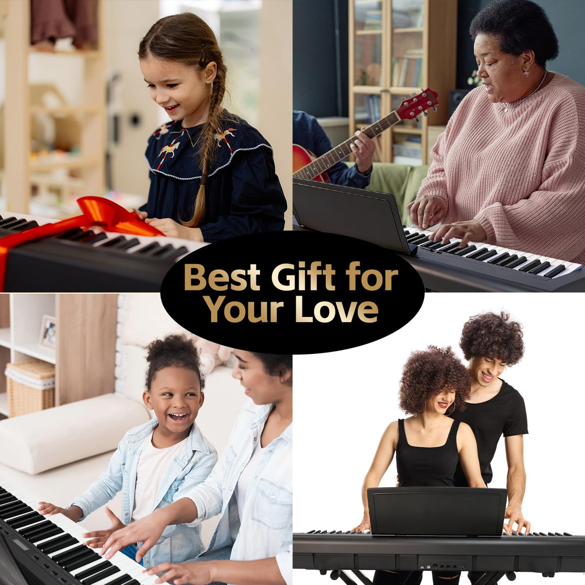 88 Key Weighted Digital Piano with Graded Hammer Action M311