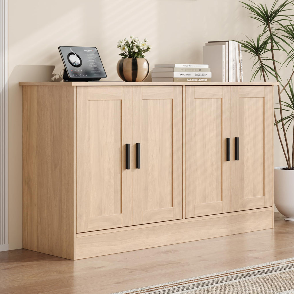 53" Oak Buffet Cabinet with Storage S7140