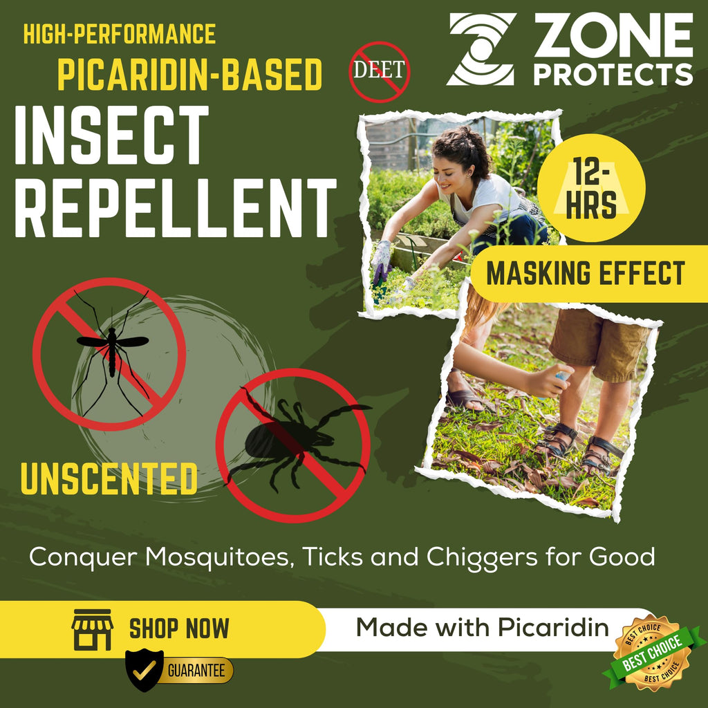 Unscented 10oz + 8oz Refill and Scented 4oz + Six 1oz Picaridin Insect Repellent Sprays A176762