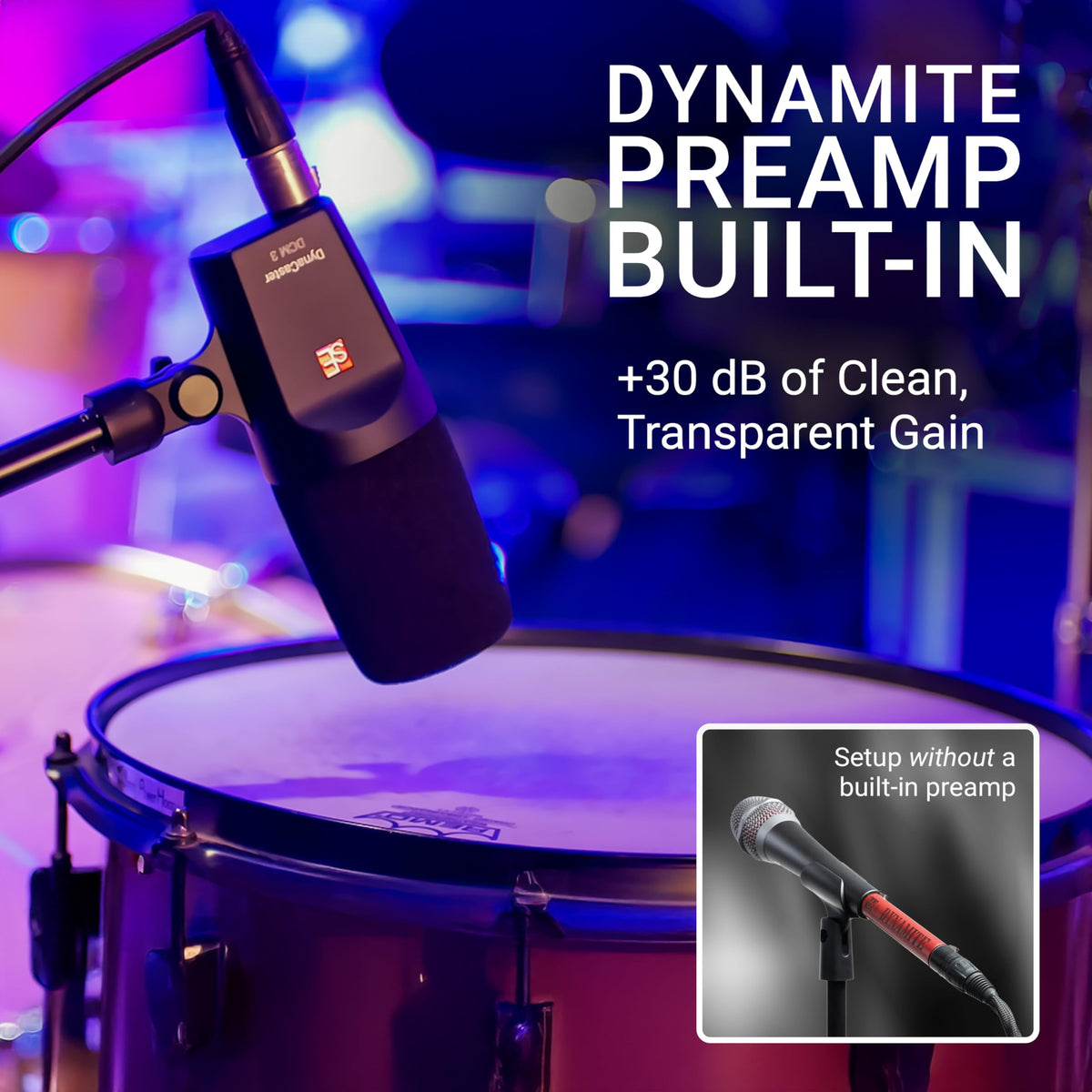 XLR Dynamic Microphone with Shockmount & Pop Filter O58328
