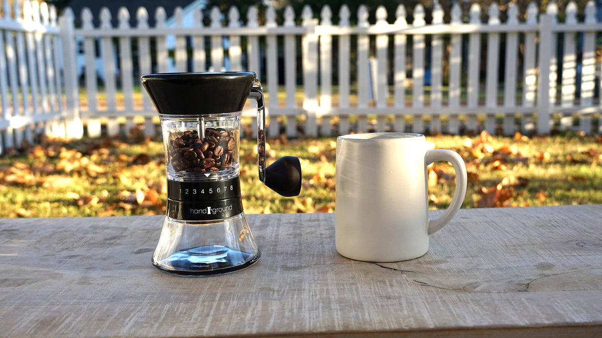 Manual Coffee Grinder Conical Ceramic Burr Mill A6422
