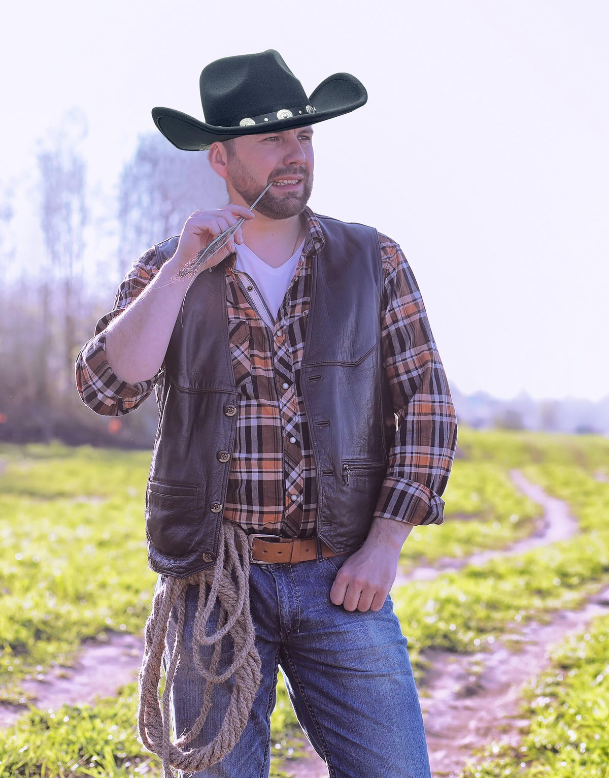 Wide Brim Felt Cowboy Hat S120000