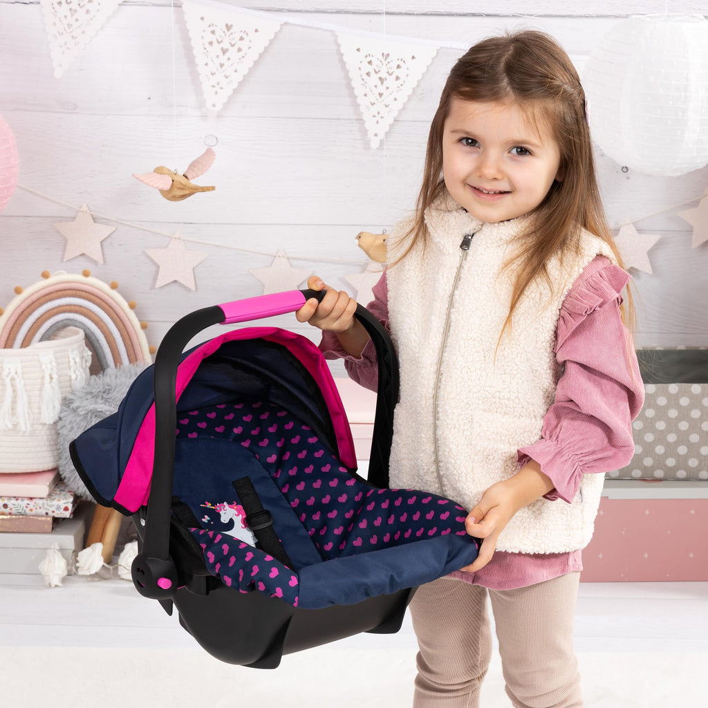 Doll Car Seat with Sun Canopy J807