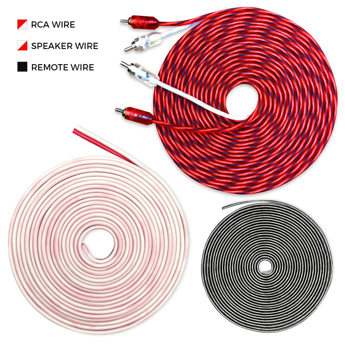 1/0 Gauge CCA Amp Wiring Install Kit B3568