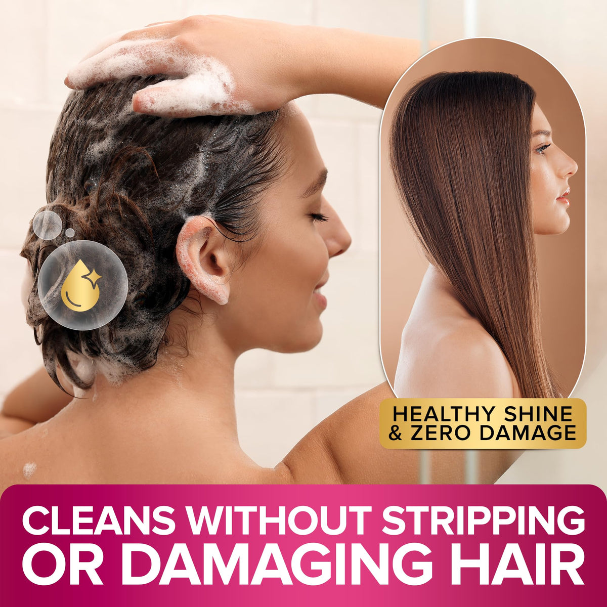 Sulfate-Free Shampoo and Conditioner Set 2 x 16.9 Fl Oz P66018