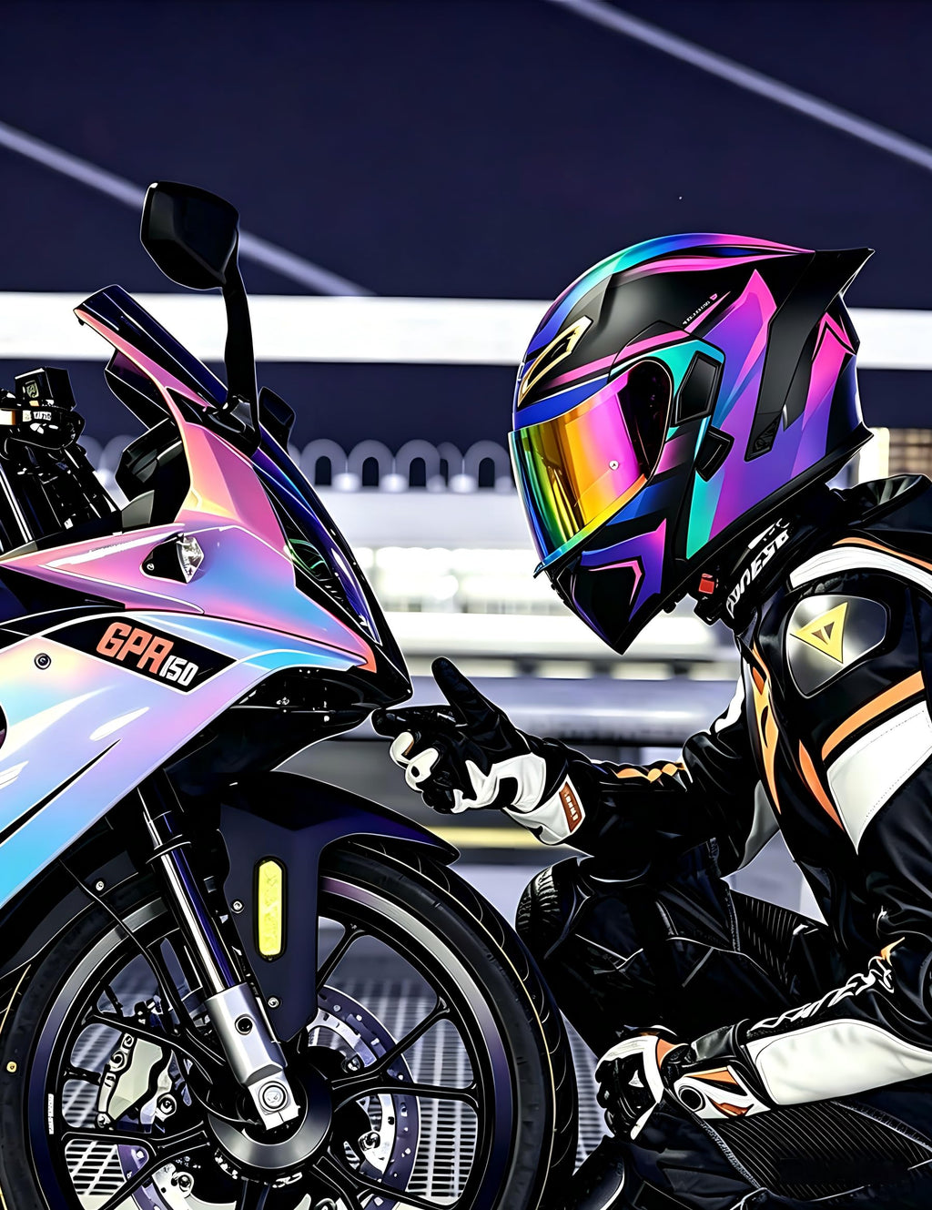 Bluetooth Modular Full-face Motorcycle Helmet K6043