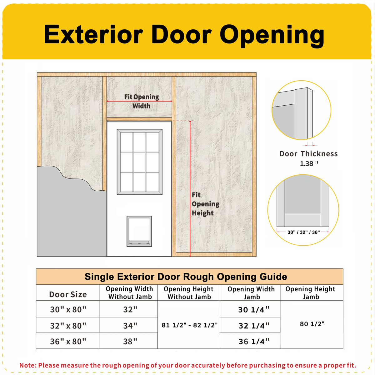 36"x 80" 9-Lite Clear Glass Exterior Door E556