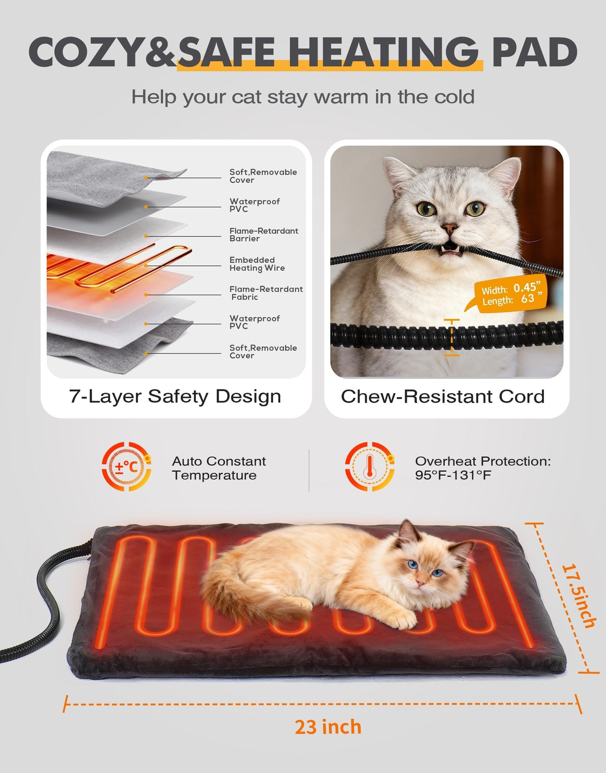 Heated Outdoor Cat House M3456