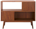 Walnut Brown TV Stand with Sliding Door N1754