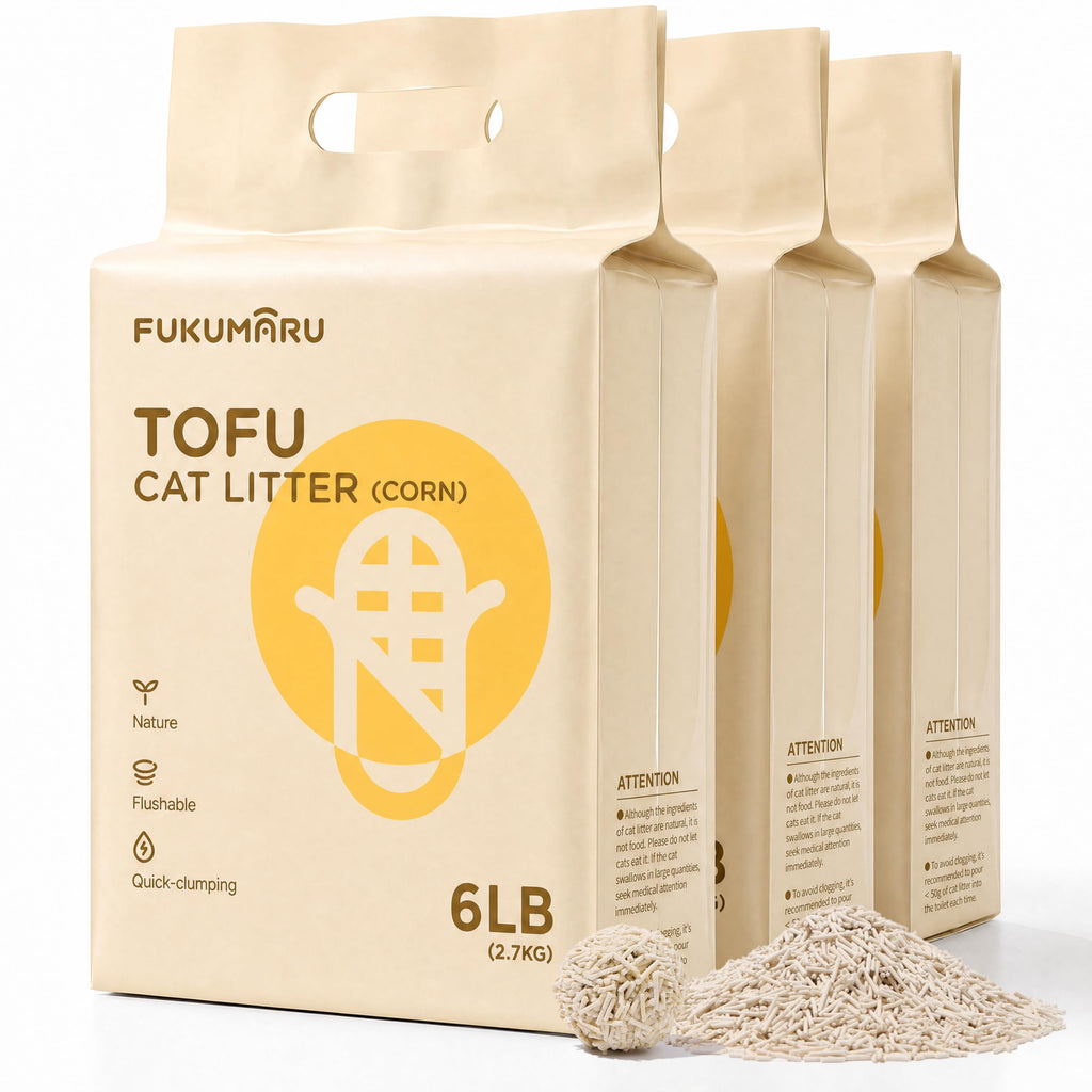 Tofu Cat Litter, Corn Blend, Clumping, Odor Control, Low Dust 18lb S769