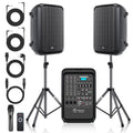 Portable All-in-One 2-Way PA System with 8-Channel Mixer H7124