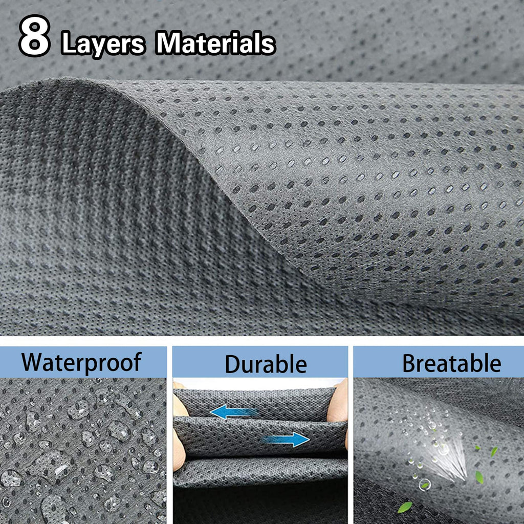 8 Layers 27'-30' Windproof Waterproof Rip-Stop RV Cover I8376