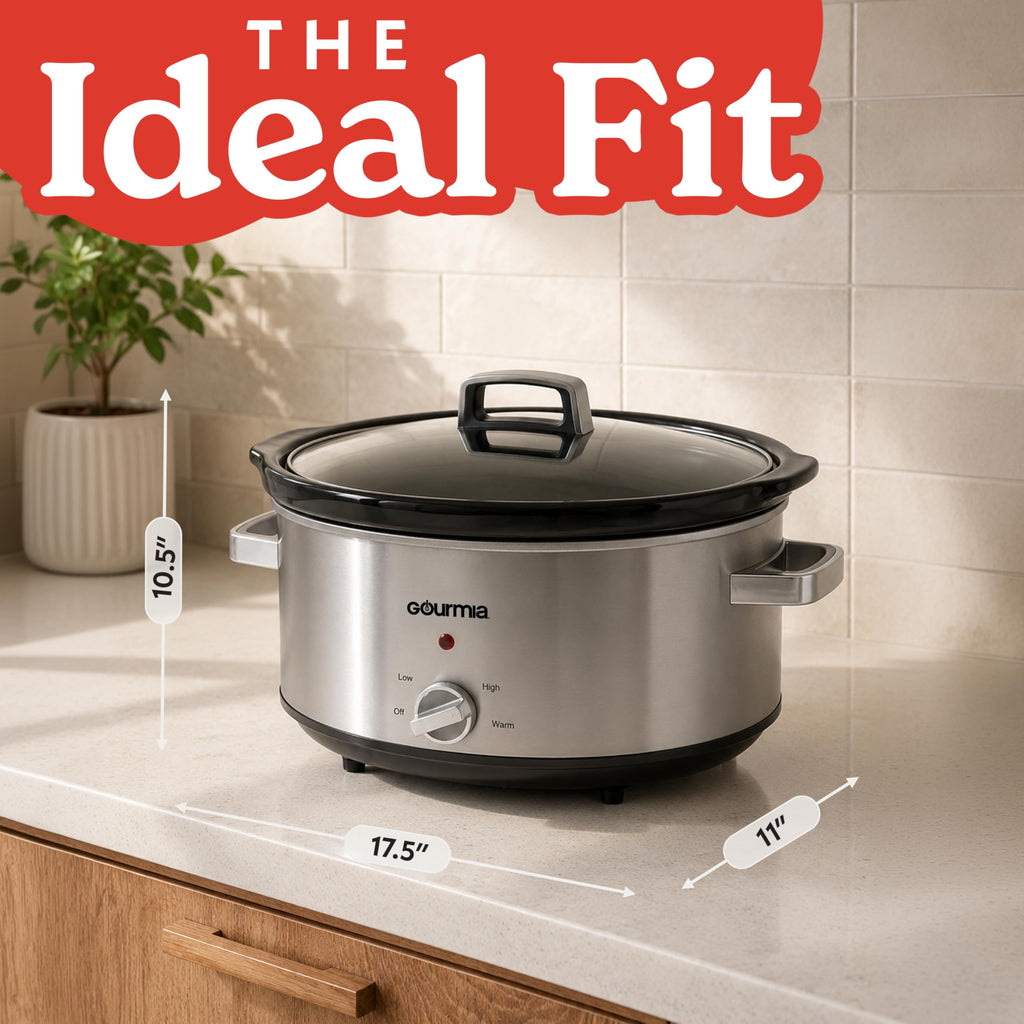 7 Qt Stainless Steel Slow Cooker T708432
