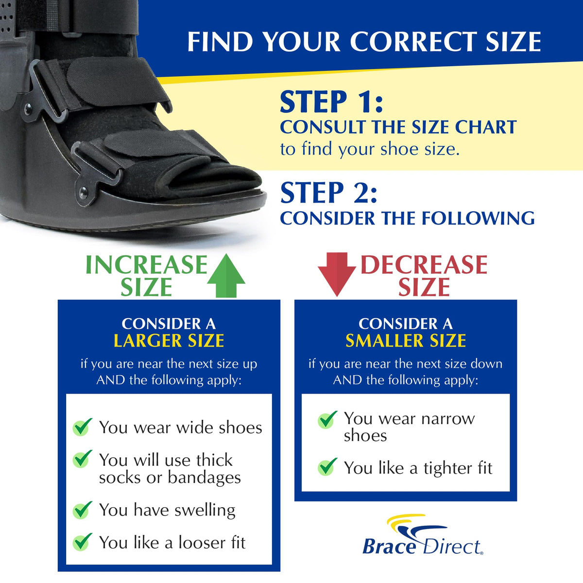 Tall Air CAM Walker Fracture Boot Q292