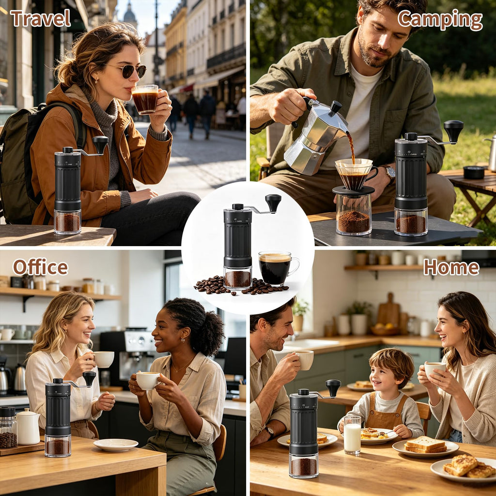 Manual Coffee Grinder 40 Adjustable Settings B2521