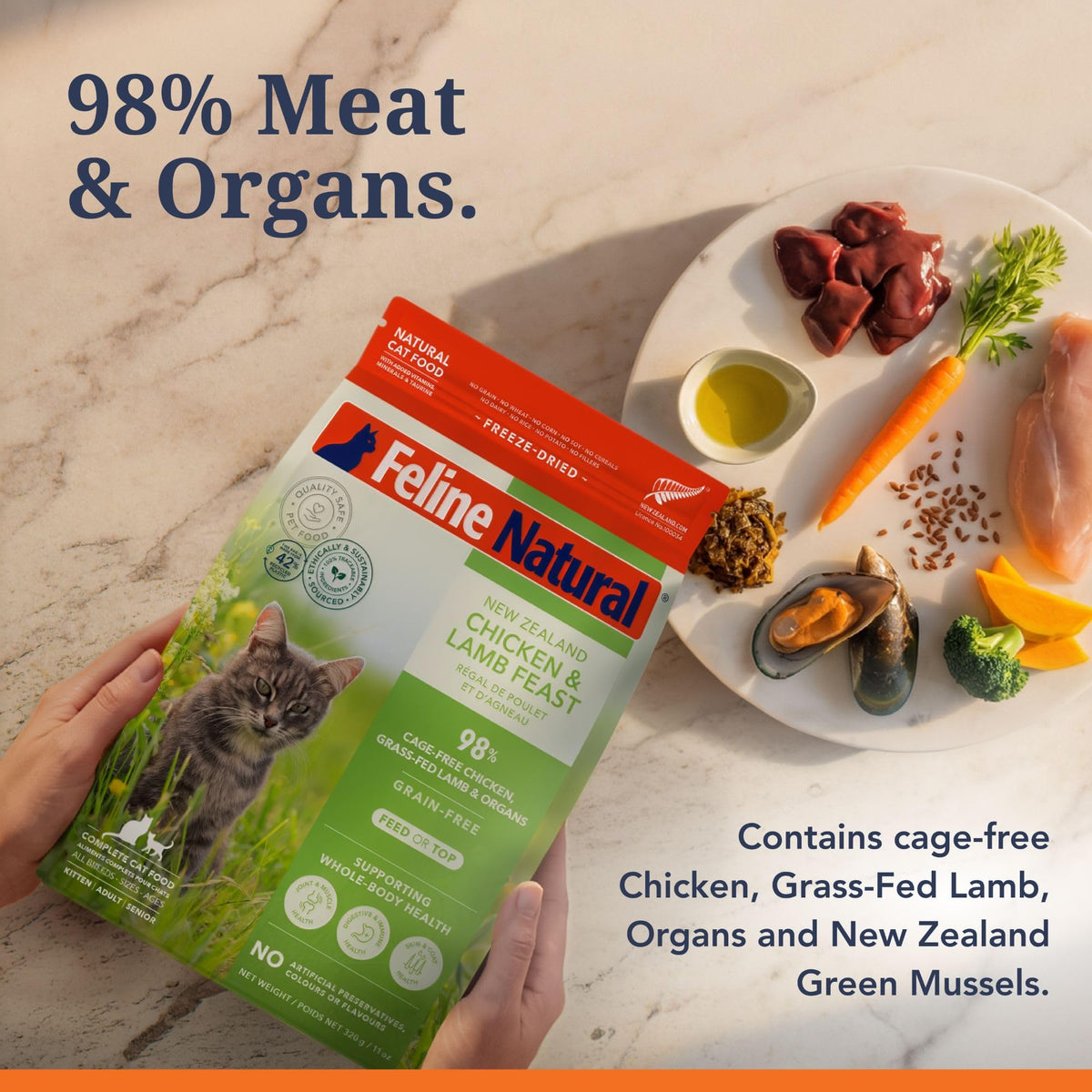 High Protein Freeze Dried Cat Food U4353