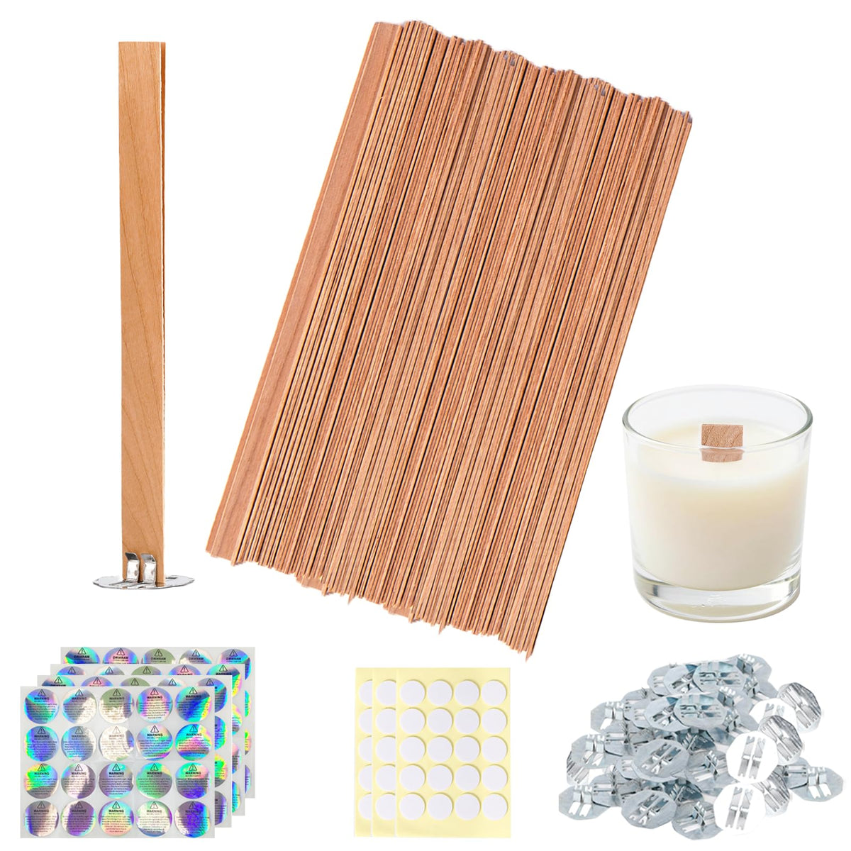 Cherry Wood Candle Wicks 100 PCS C850730