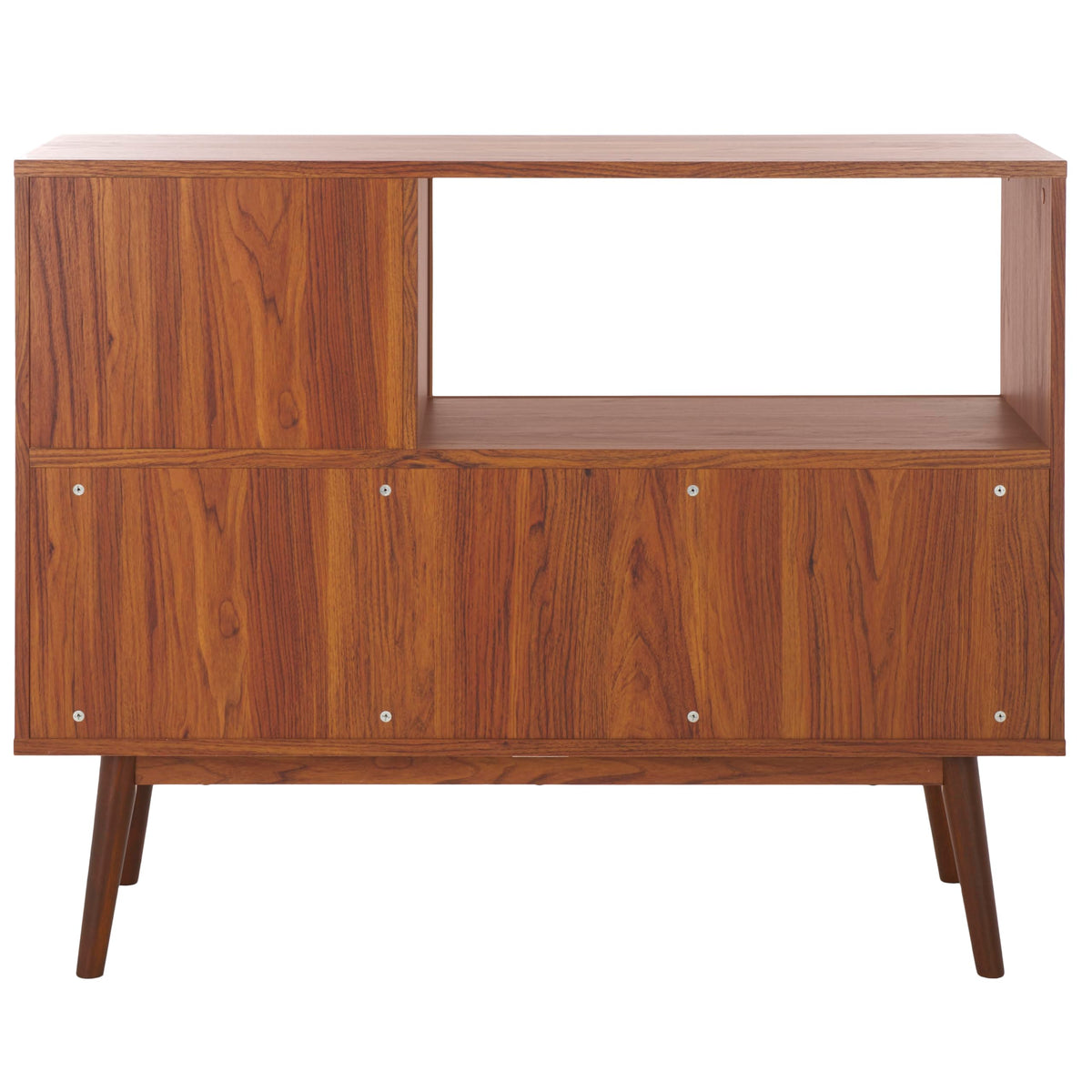Walnut Brown TV Stand with Sliding Door N1754