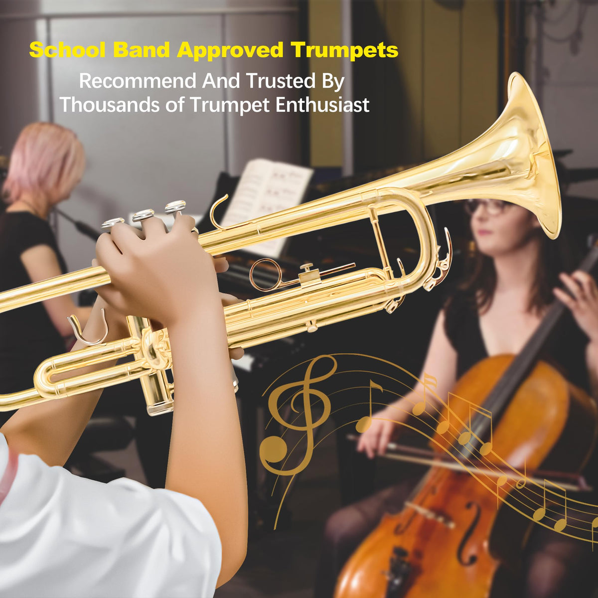 Standard Brass Trumpet Set T1777