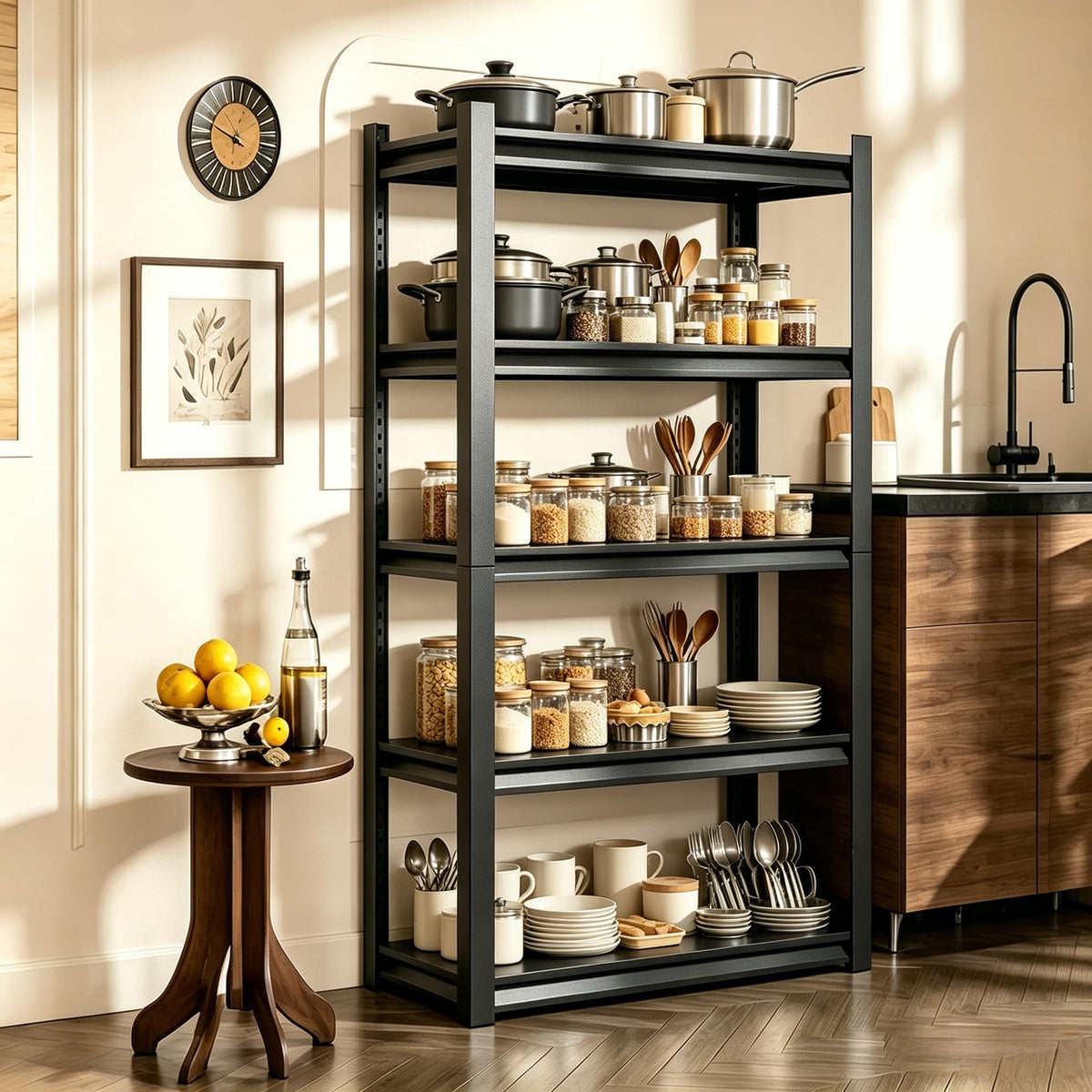 5 Tier Heavy Duty Metal Bookshelf C74733