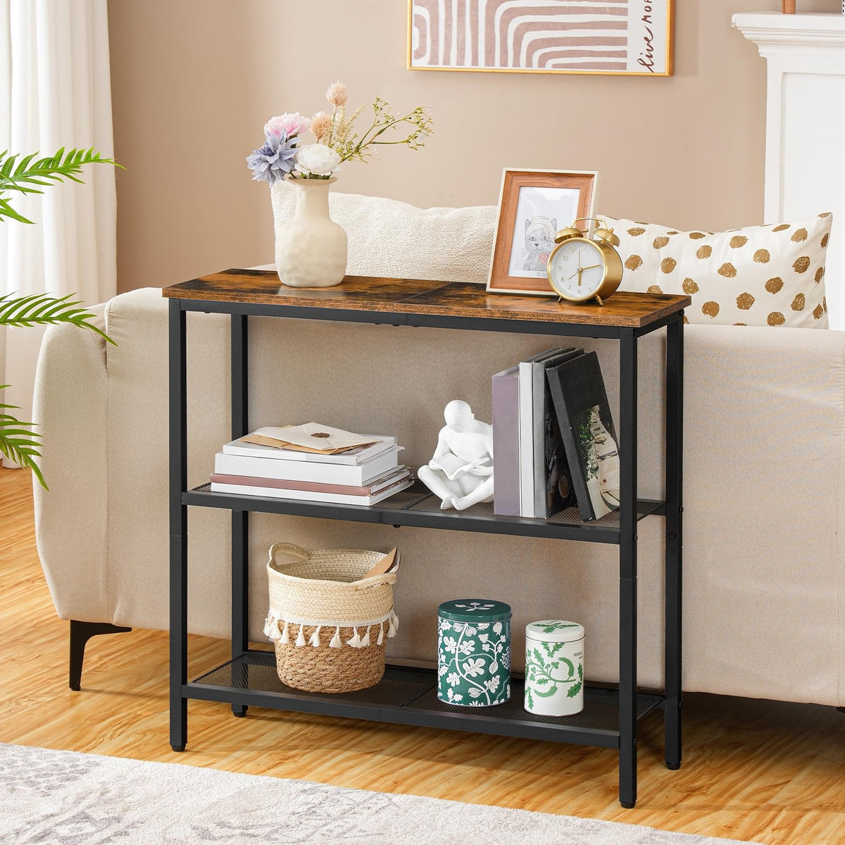 29.5" Narrow 3-Tier Console Table J685327