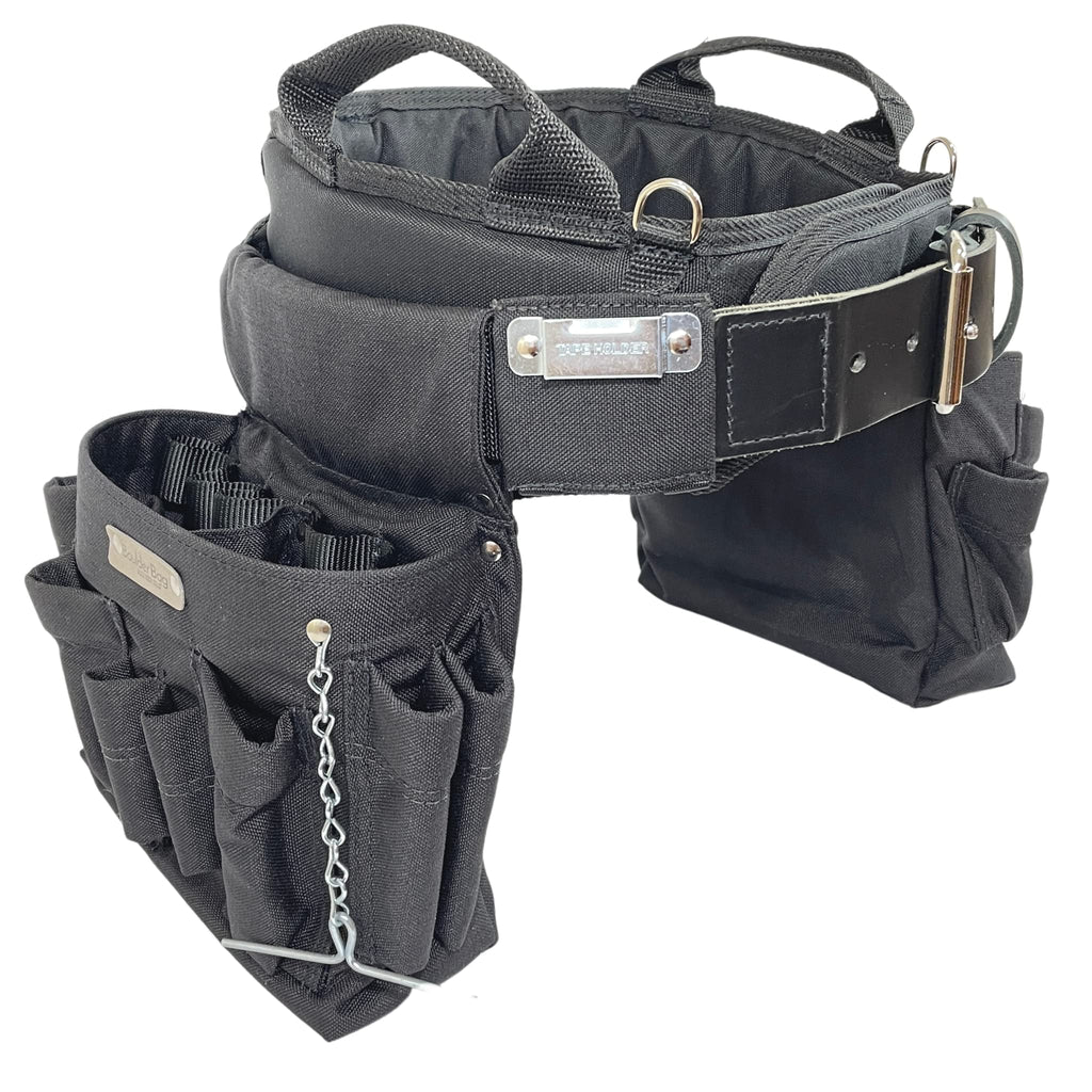 Black Leather Heavy Duty Tool Belt M2755
