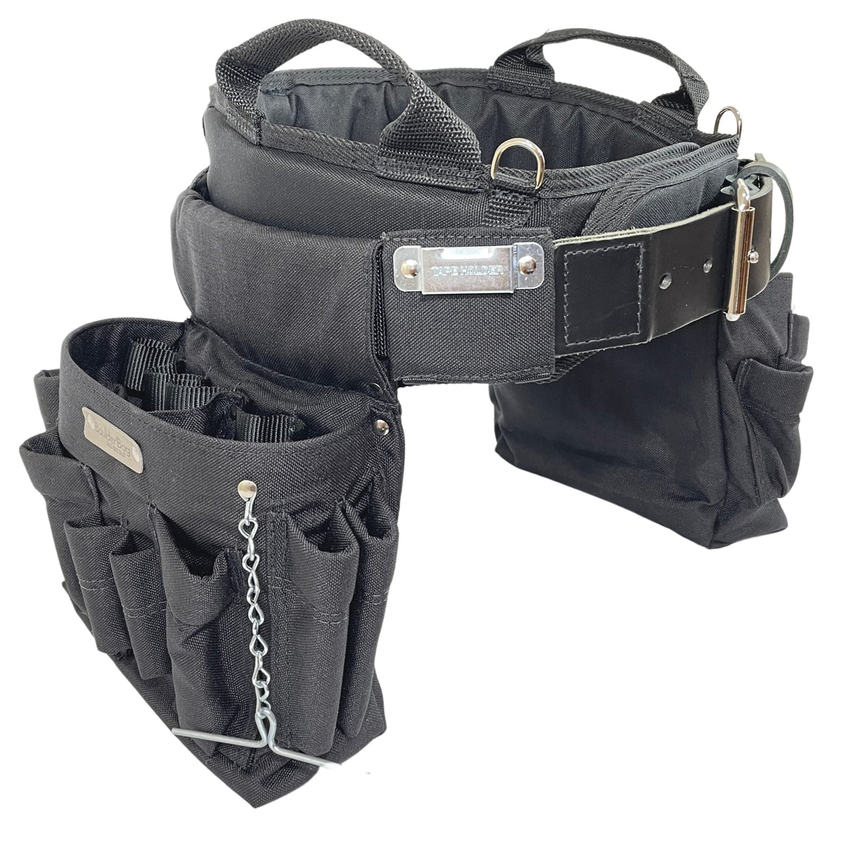 Black Leather Heavy Duty Tool Belt M2755