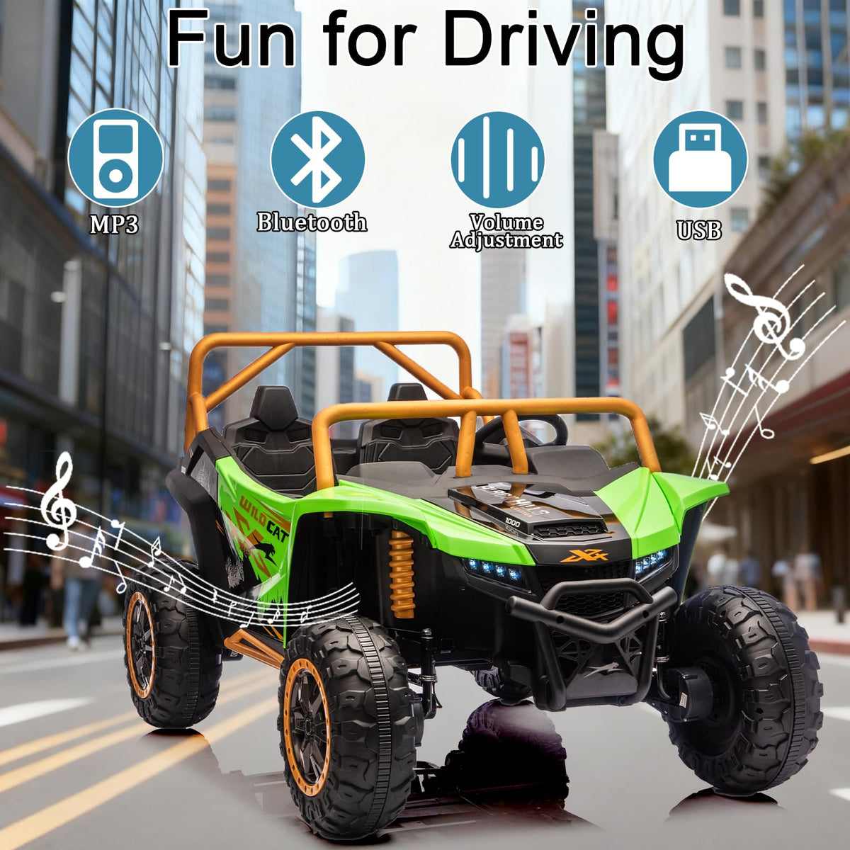 24V 2-Seater 4WD Kids Electric Ride On UTV S9791
