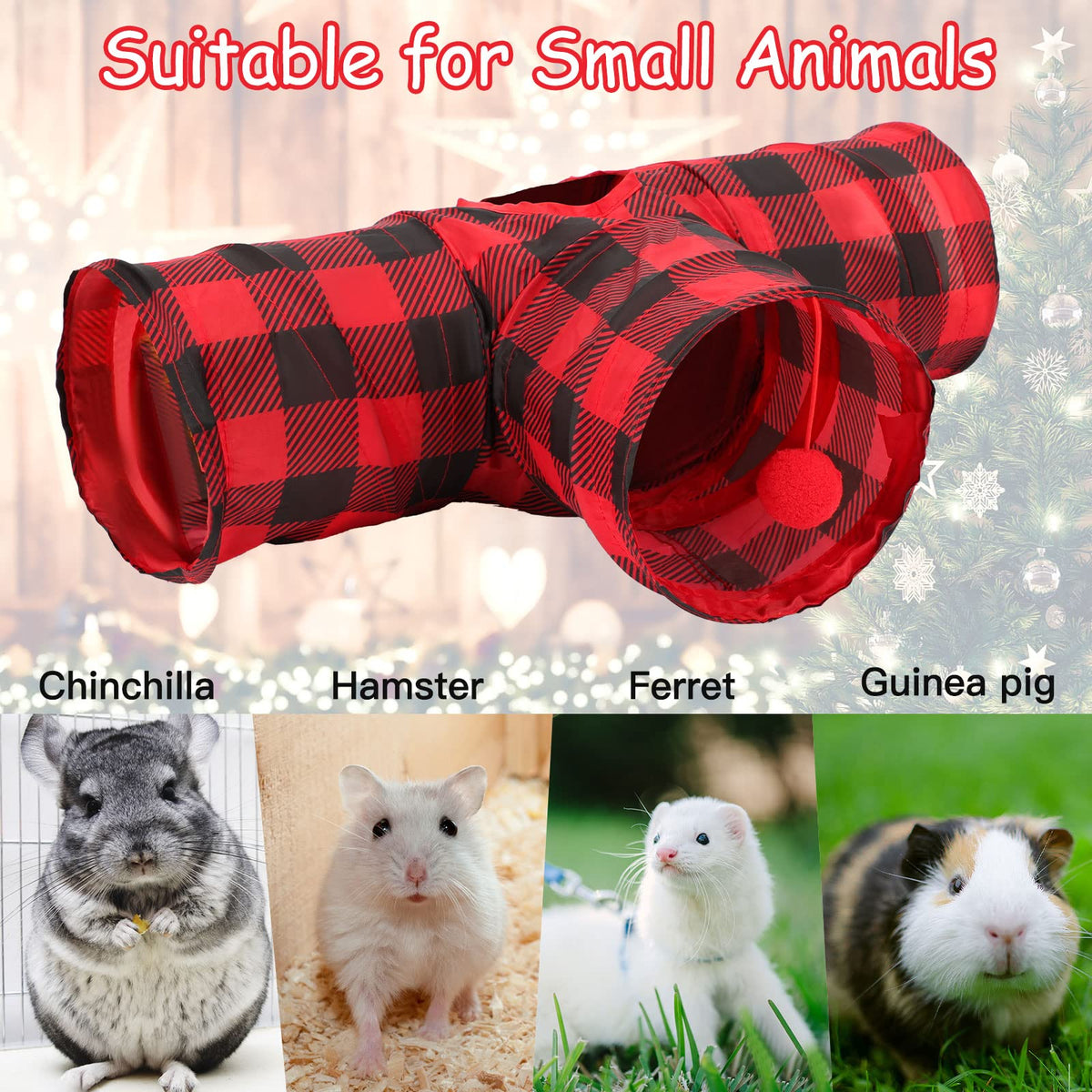5.9" Collapsible 3 Way Small Animal Tunnel K840