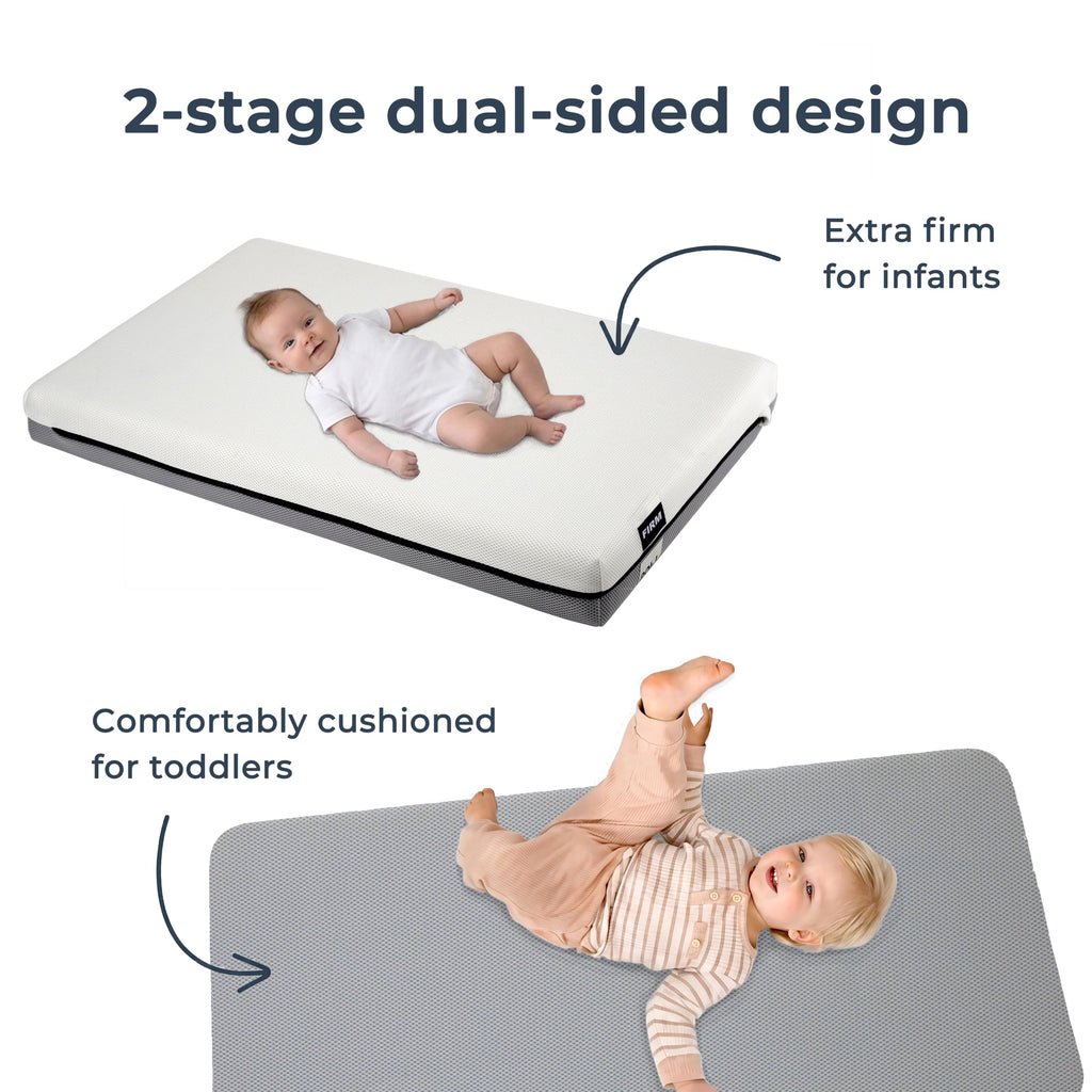 Mini Crib Mattress Dual Sided 38x24x4 Inch D214079