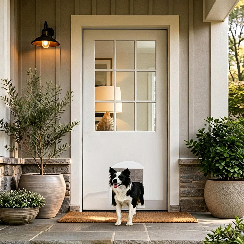 36"x 80" 9-Lite Clear Glass Exterior Door E556