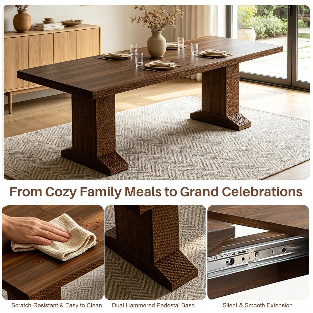 Extendable Dining Table Set for 8 R423500