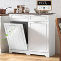 10 Gallon Double Tilt Out Trash Can Cabinet B744