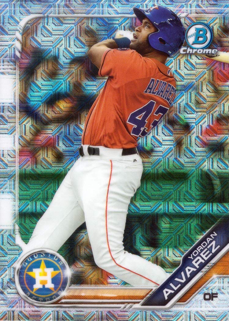 2019 Bowman Chrome Mojo Refractor Yordan Alvarez Pre-Rookie Card I635263
