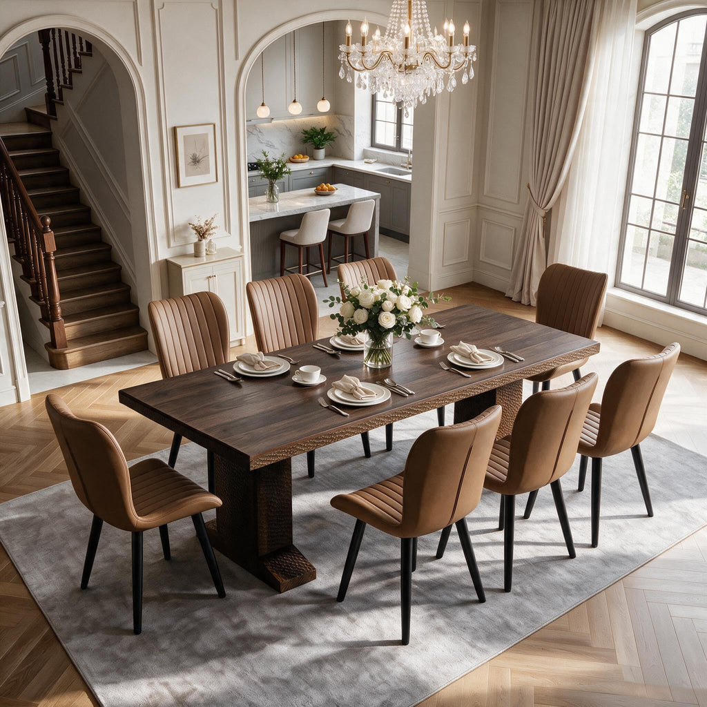 Extendable Dining Table Set for 8 R423500